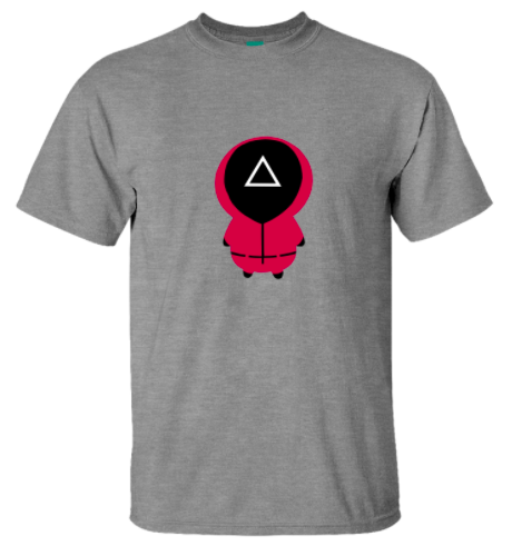 Squid game Tshirt Triangle Character